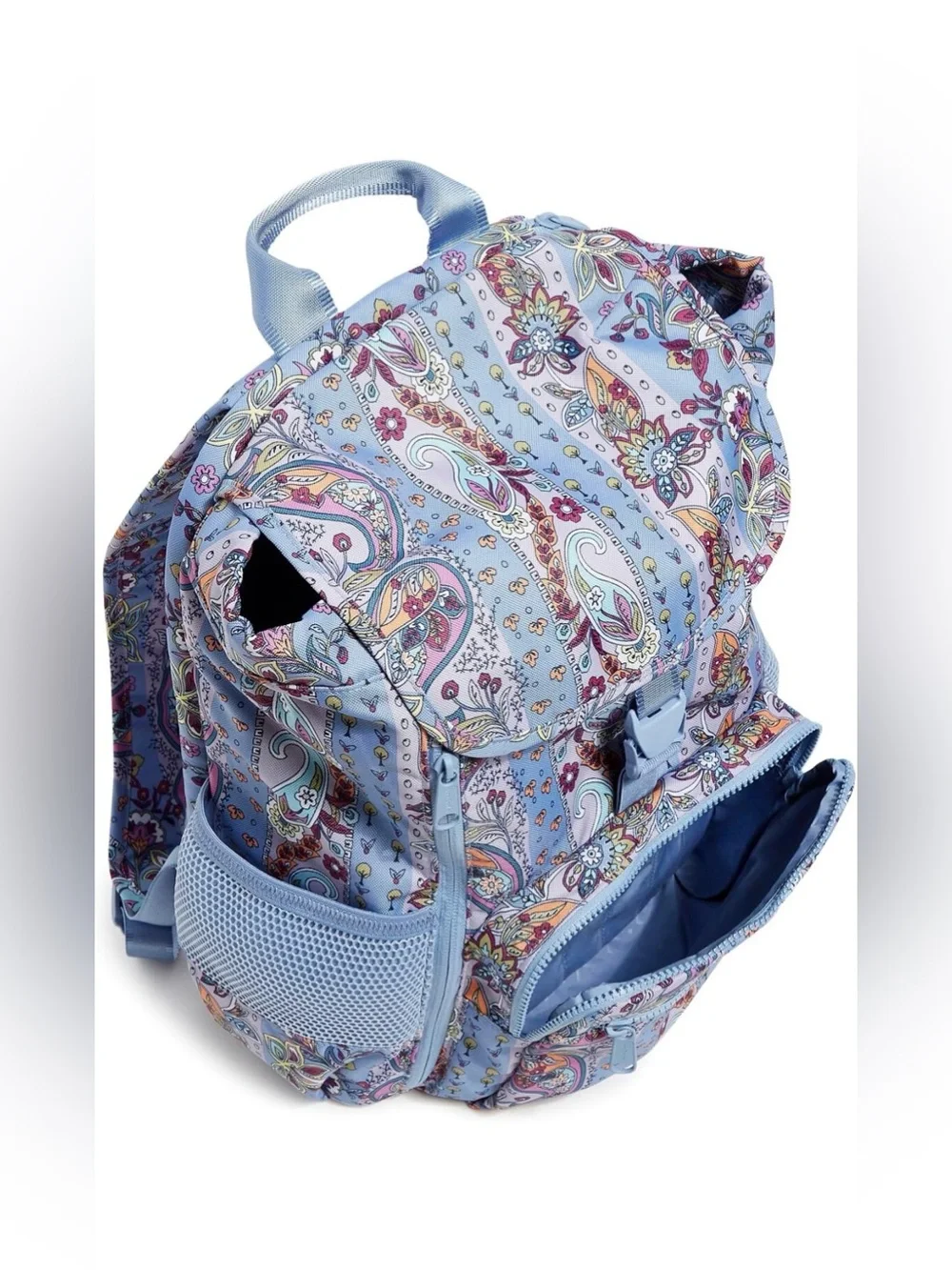 NWT Vera Bradley Sky Blue Paisley Daytripper Backpack